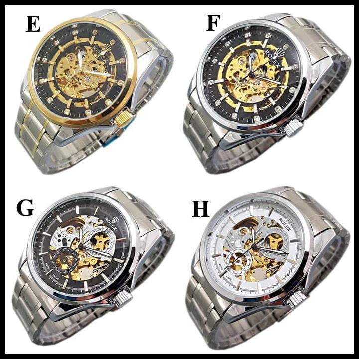 BEH  Jam tangan Rolex pria kw super harga murah terbaru rantai stainless BEST SELLER
