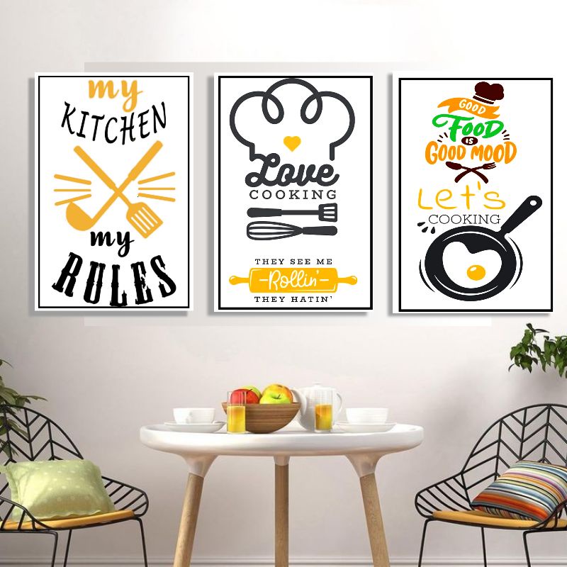 Hiasan dinding quotes dapur/pajangan dinding/walldecor/ poster dinding
