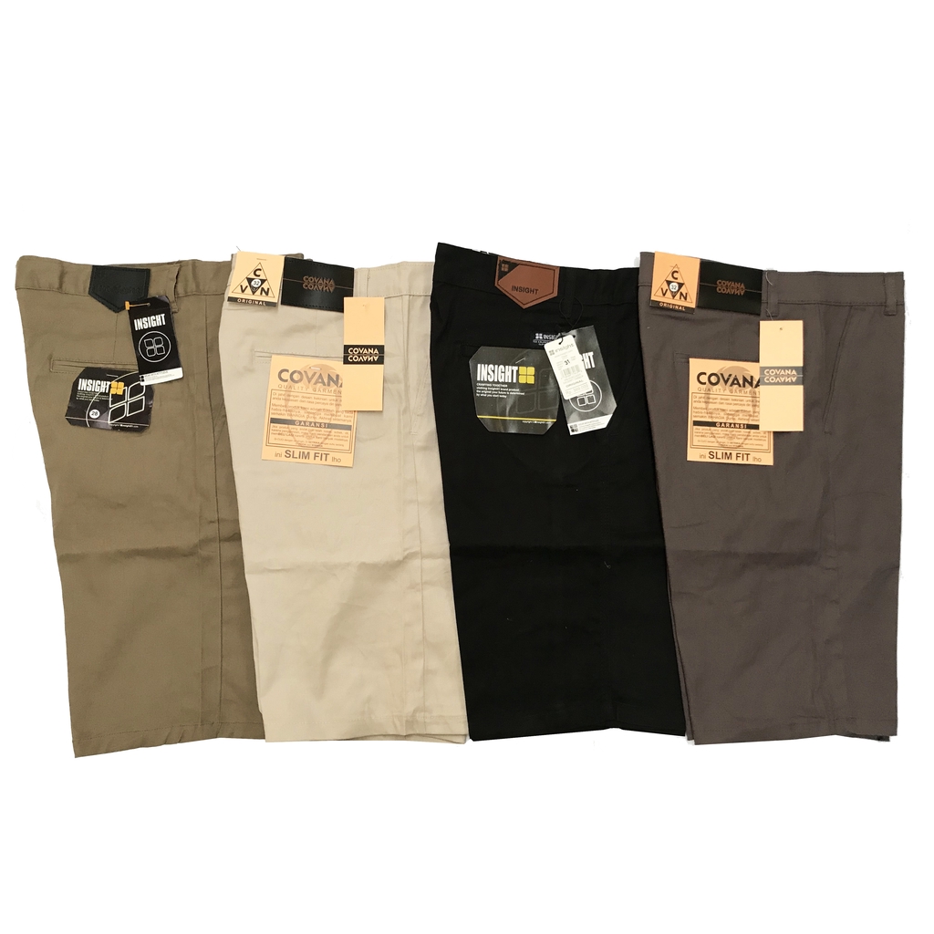  Celana  Pendek  Pria Kualitas Distro  Polos  Katun Stretcth 
