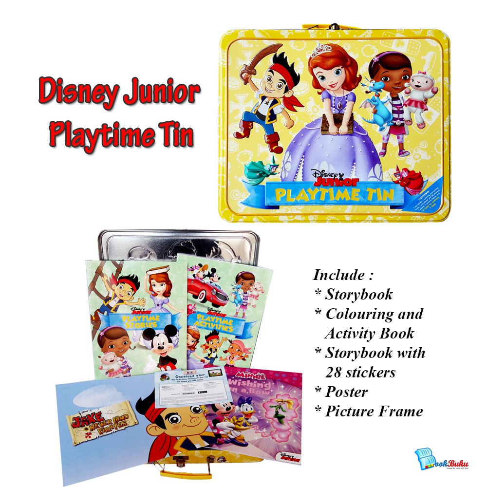 BUKU ANAK MURAH Disney Junior Playtime Tin