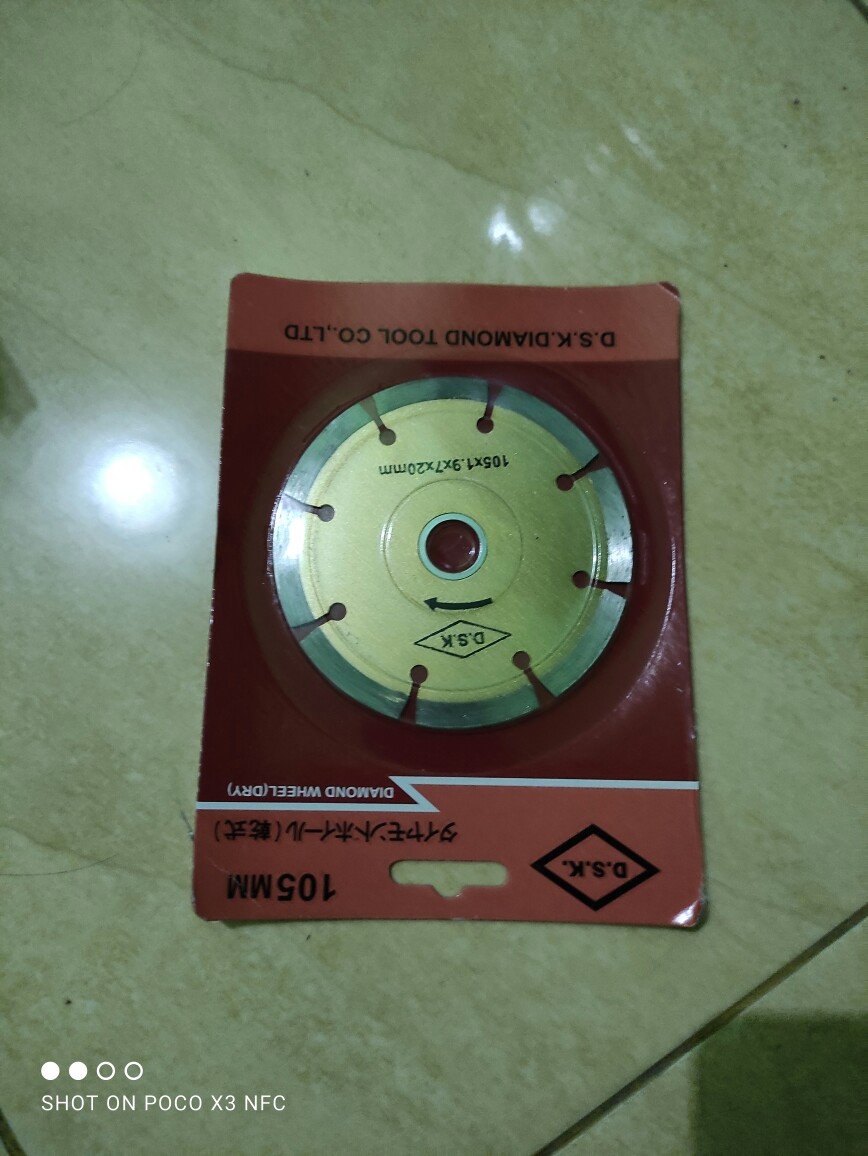 Mata Potong Keramik/ Mata Gerinda Potong/ Cutting Wheel 4 Dsk Dry