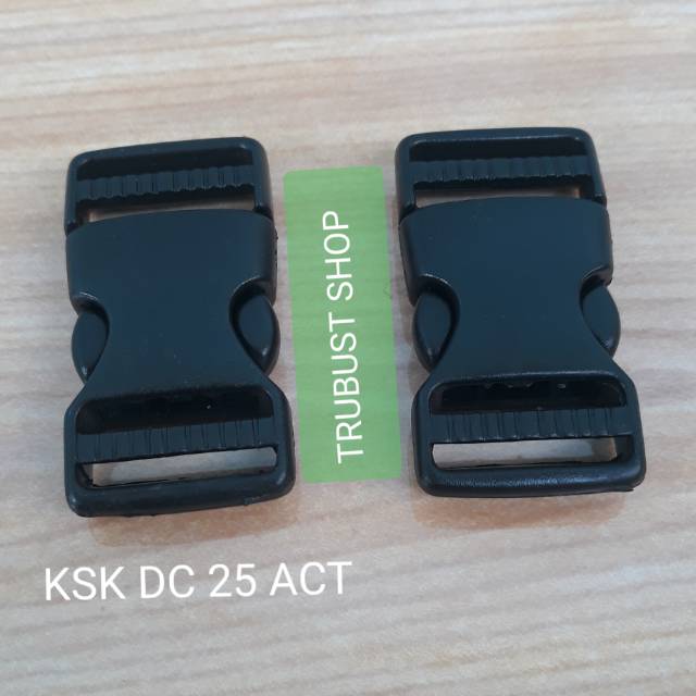 Kunci sodok 2,5cm acetal slot buckle jual per pack isi 60pc