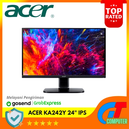 Monitor Led ACER KA242Y 24&quot; IPS 75Hz ( VGA HDMI FreeSync Vesa 100x100mm )