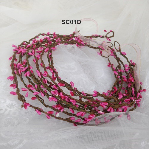 [READY STOCK] AKSESORIS RAMBUT FLOWER CROWN WEDDING BANDO BUNGA FANTA SC01D