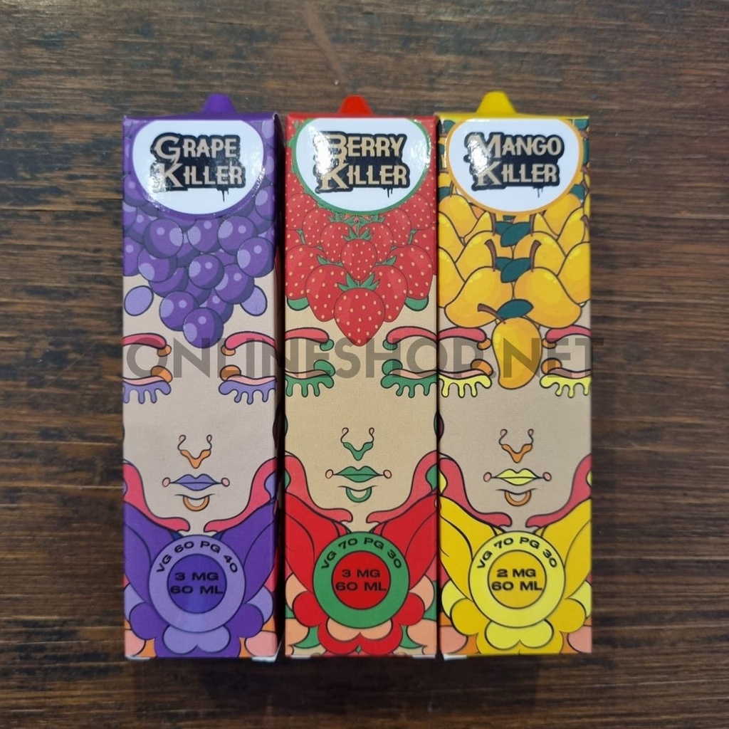 MANGO KILLER/BERRY KILLER/GRAPE KILLER - 60ML