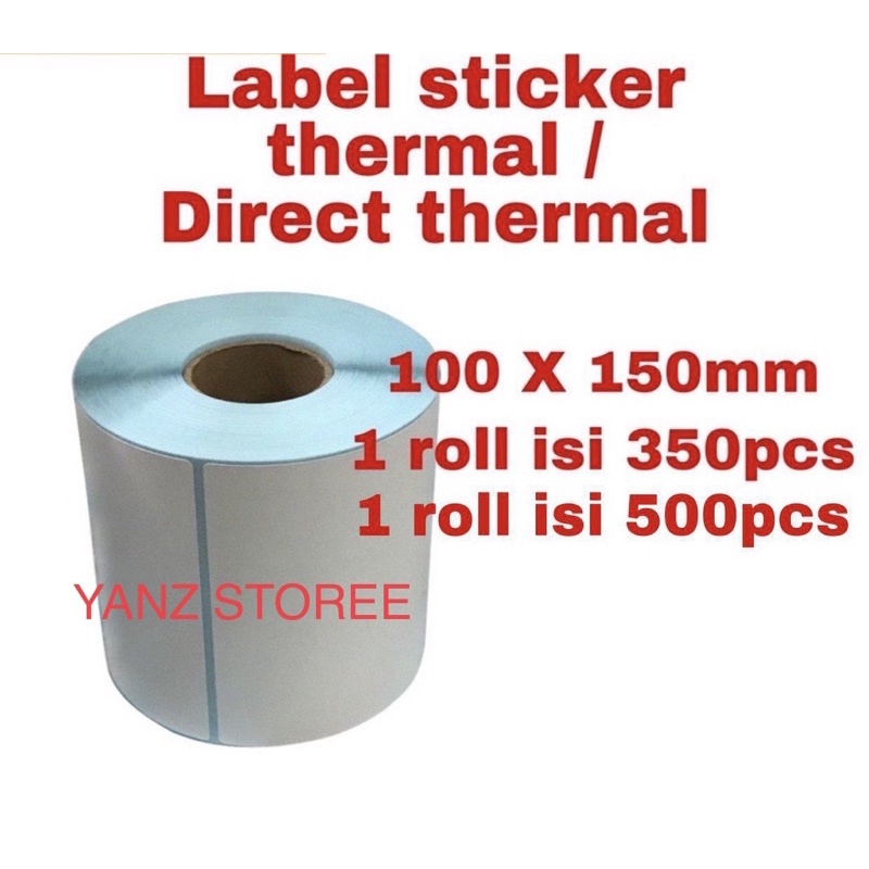 

kertas thermal printing olshop / kertas label / sticker barcode 100x150mm