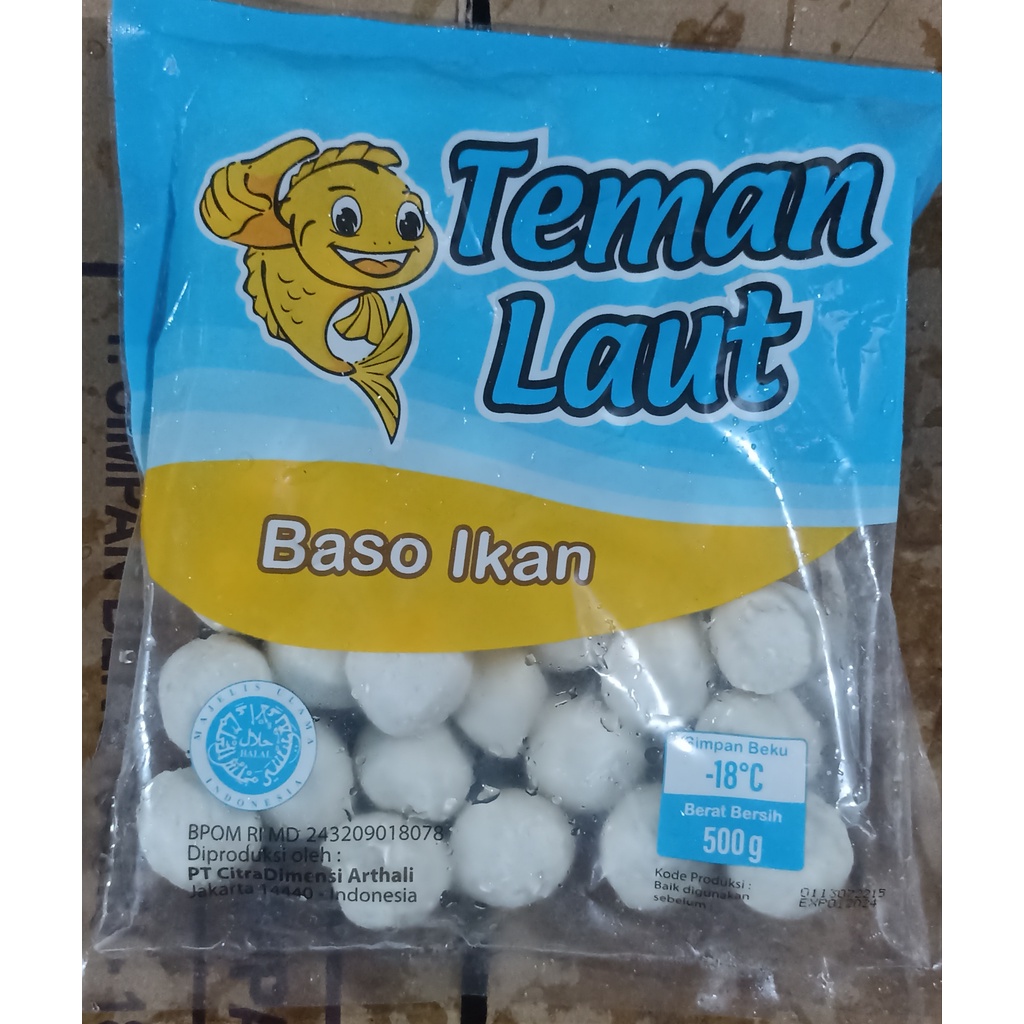 

Teman Laut Bola Ikan 500gram