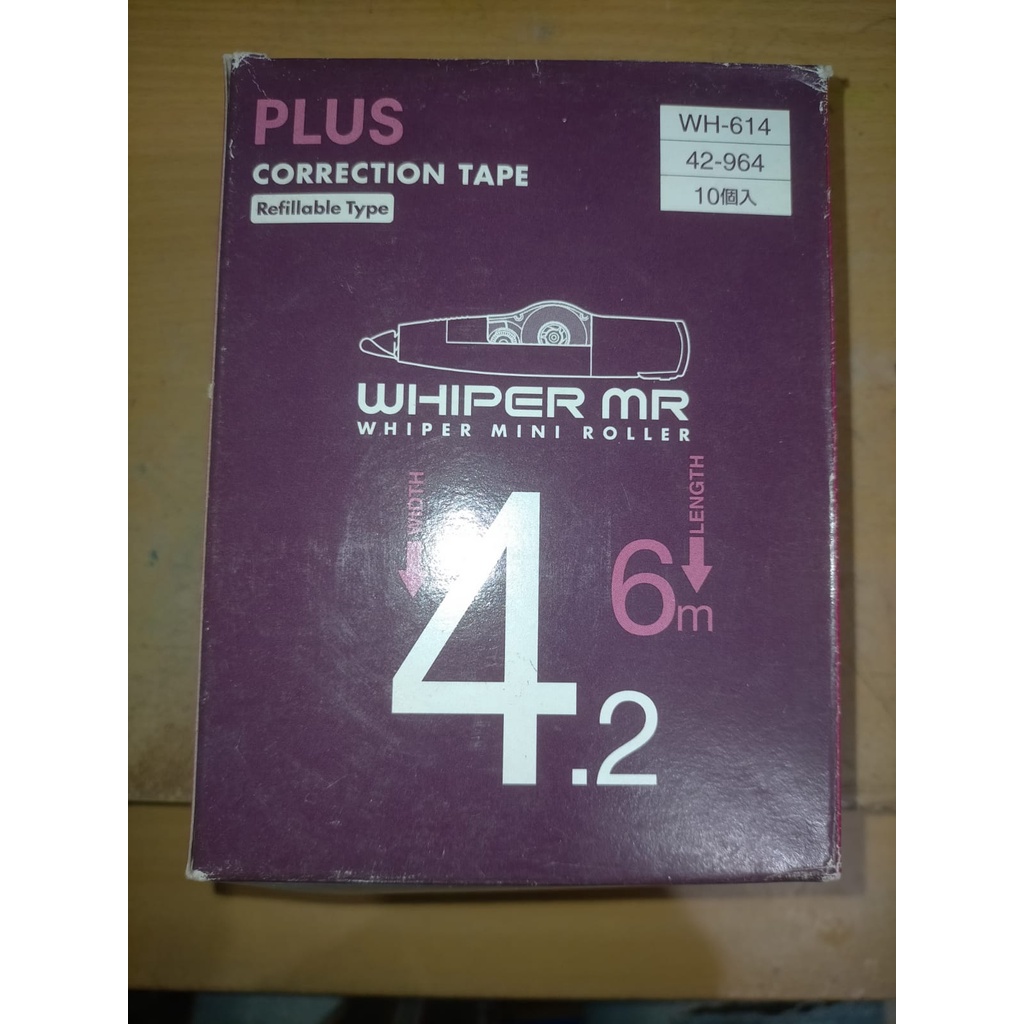 CORRECTION TAPE WHISPER MR WH-614