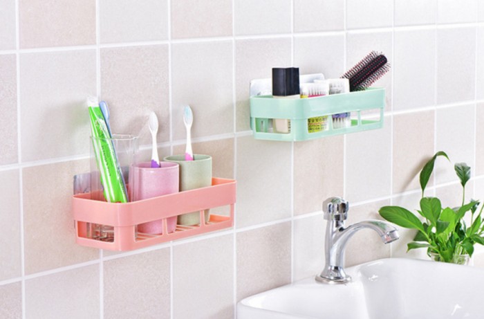 Terlaris Rak Tempel Tanpa Paku Dapur Kamar Mandi Serbaguna Toilet 6nM5oLlhOW5KGXG