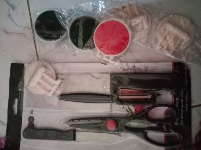 Pisau Dapur Set 4 Pcs / Pisau Elegan Tajam / Set Pisau Dapur Daging 4 Pcs Stainless Steel