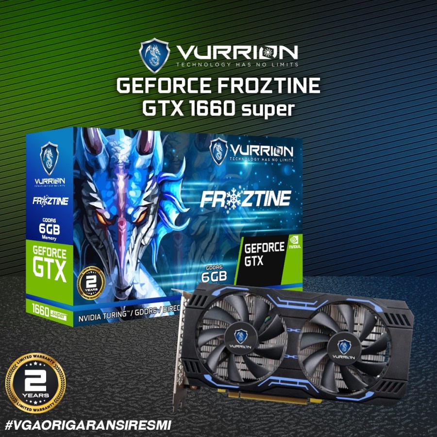 Vurrion GTX 1660 Super 6GB DDR6 / GTX1660 Super 6GB DDR6