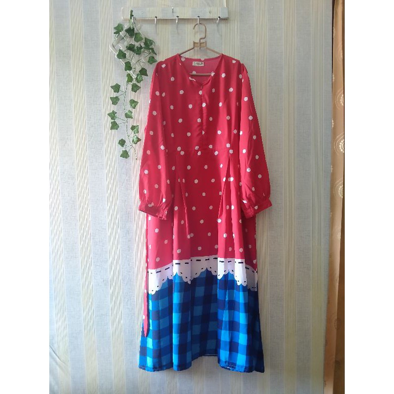 Preloved Gamis cantik - dress muslim pl second brand bukan vanilla hijab