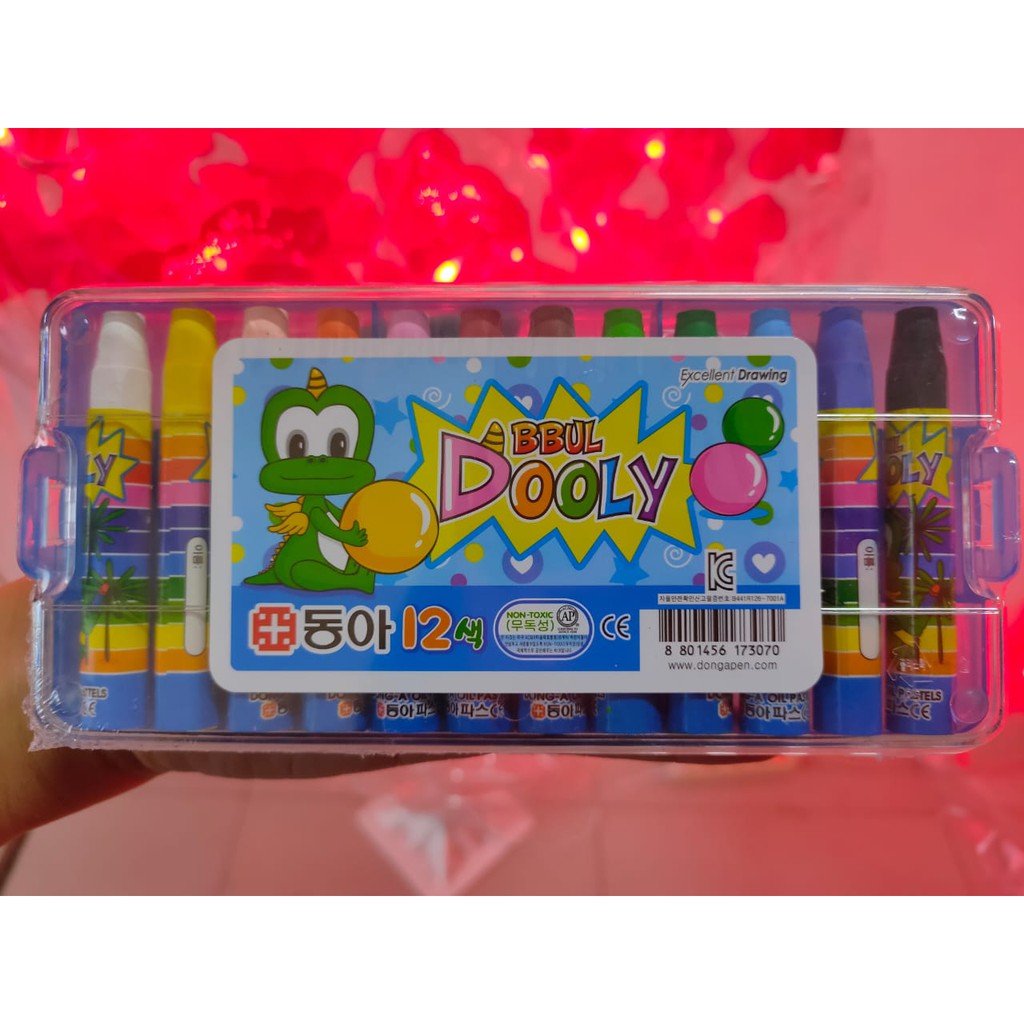

crayon dong a 12 warna korea brand regular