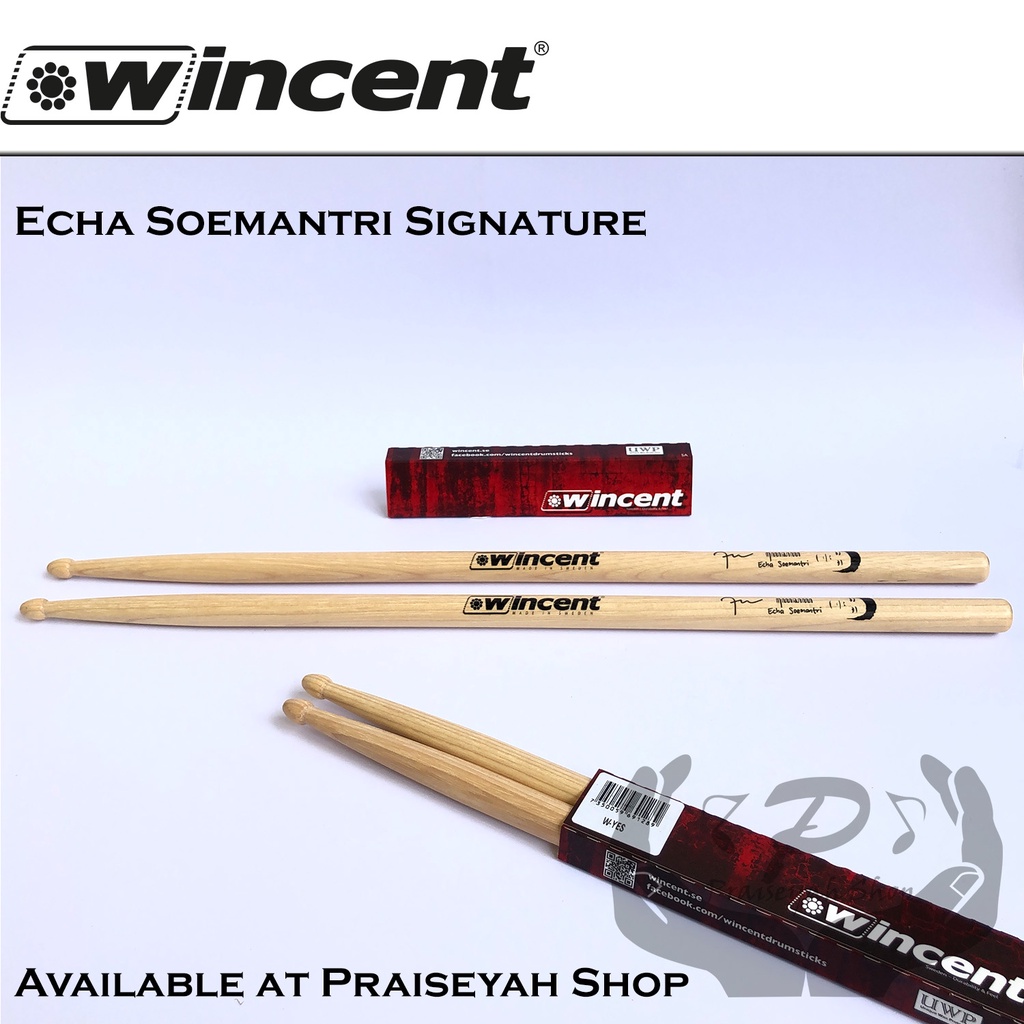 Echa Soemantri Signature Stick Drum Wincent YES Stik Panjang 5A XXL Biru Dan Natural