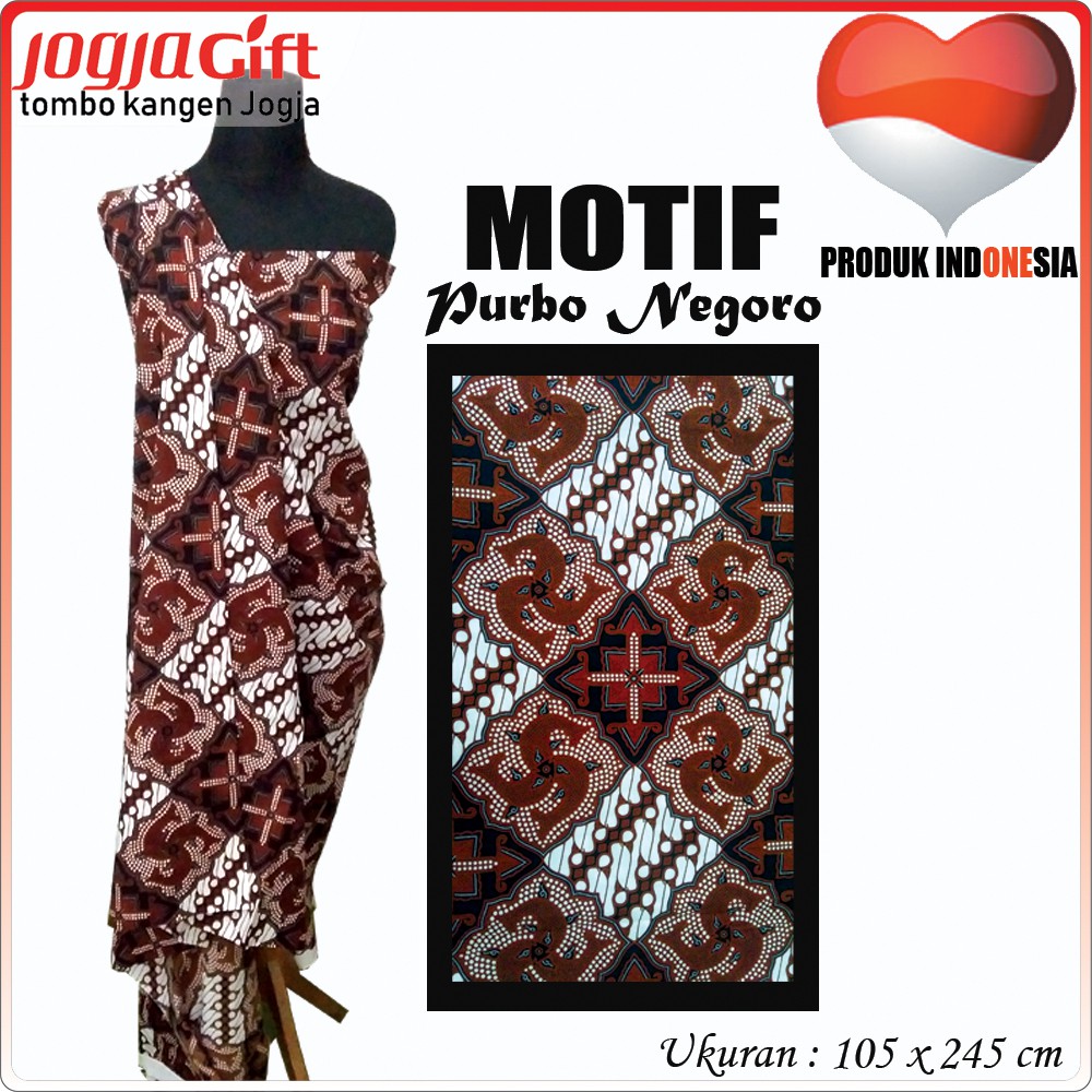 Kain Batik Halus Khas Jogja Motif Purbonegoro