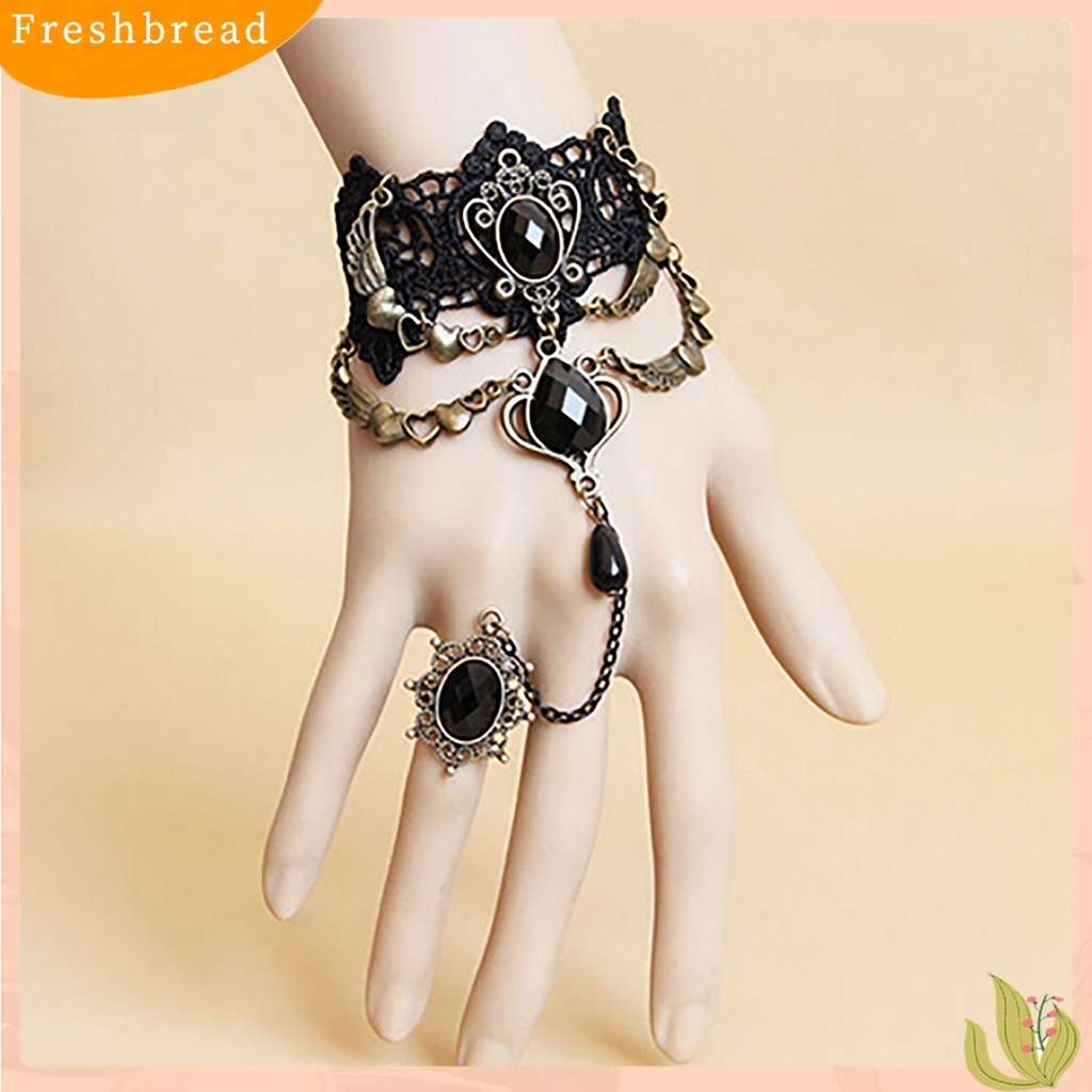 [TERLARIS]Hand Chain Practical All-match Alloy Women Ring Bracelet for Daily Life