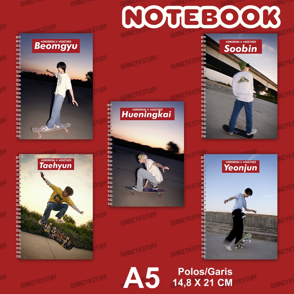 

Notebook KPOP TXT The Chaos Chapter- FIGHT OR ESCAPE Seri 3 Ukuran A5 14,6 cm x 21 cm KPOP Merchandise