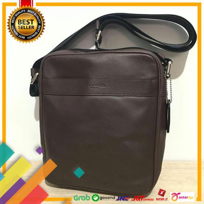BIG SALE.. COACH MEN FLIGHT BAG MAHOGANY. COACH ORIGINAL FLIGHTBAG MAHOGANY ..TERBARU