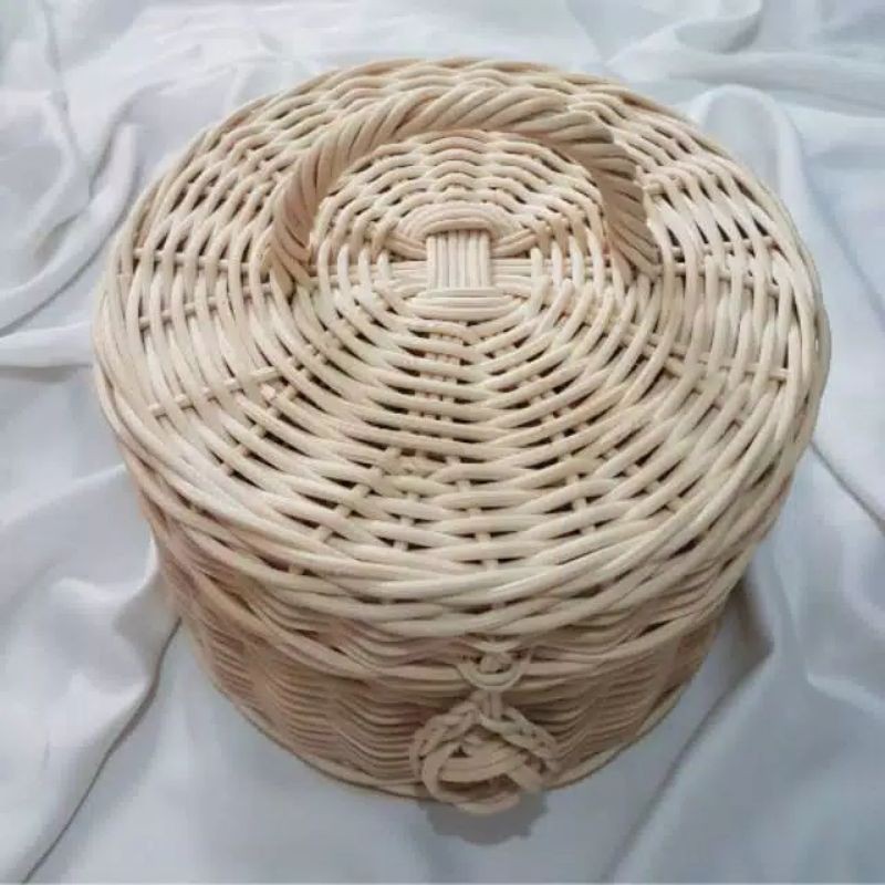 KERANJANG ROTAN  BESAR DIAMETER  22 CM Shopee Indonesia