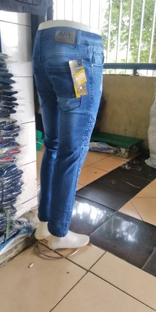 Celana pensil panjang street sobek pria distro//celana pensil pria