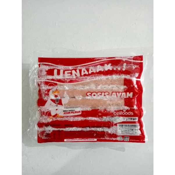 

sosis ayam belfoods 500g isi 15