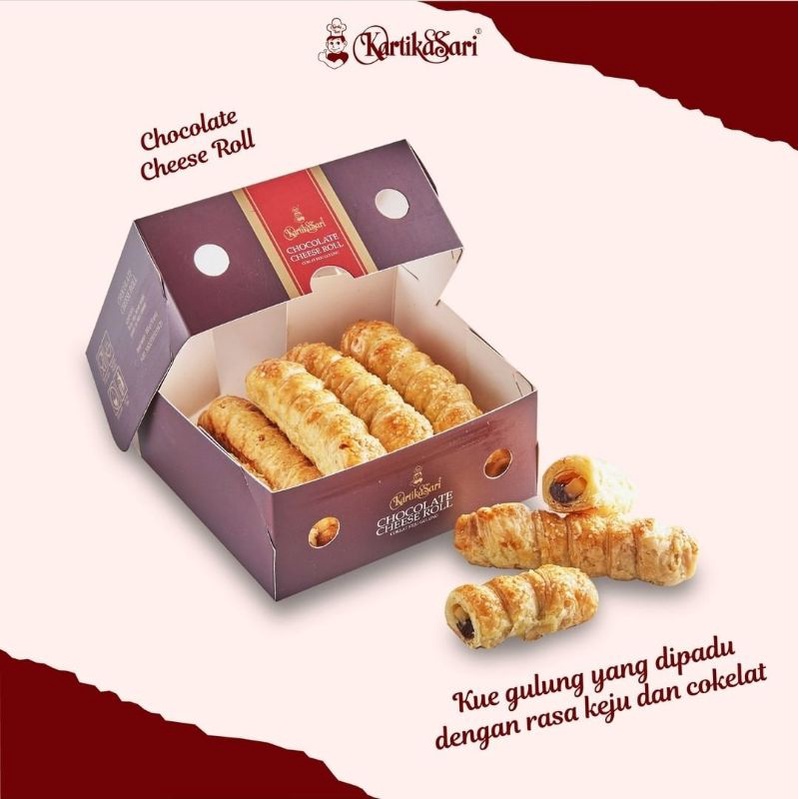 

chocolate cheese roll kartika sari