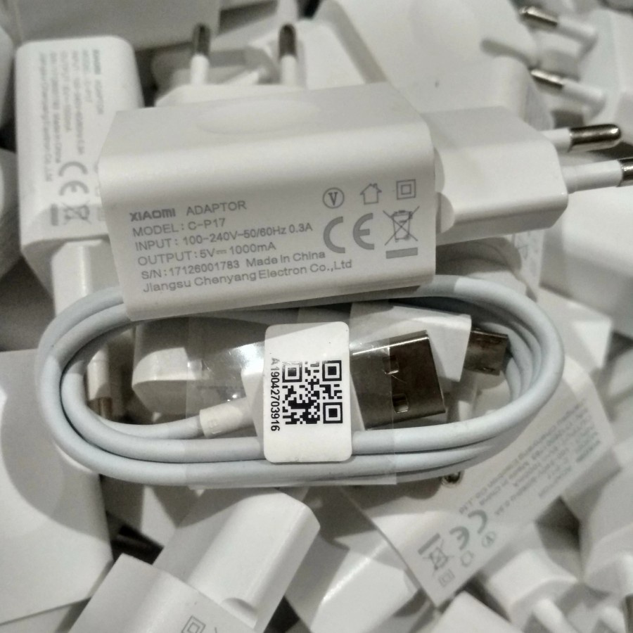 CHARGER XIAOMI ASLI BAWAAN HP REDMI 5 5A ORIGINAL 100% USB MICRO 5V 1A