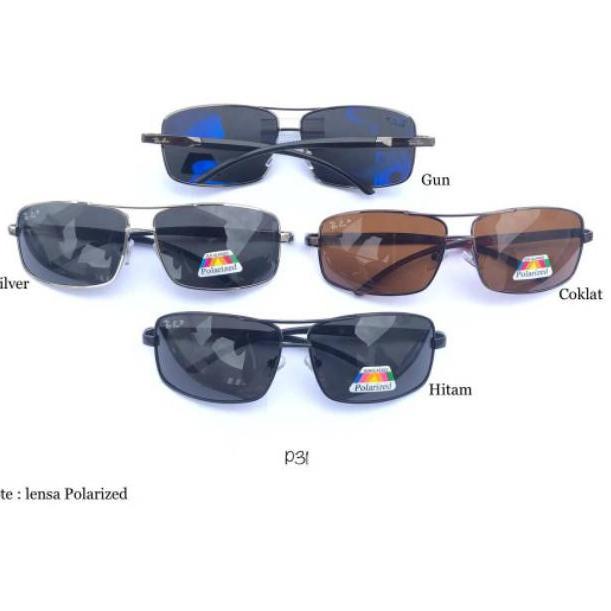 [PROMO QRH56] (Grosiran) - Kacamata / Sunglass Pria Police P24 2901 RB P31 Fullset Lensa anti UV Pol