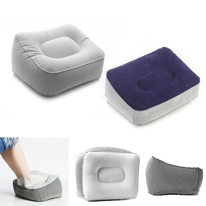 [BISA COD] Bantal angin kaki portable relaxing feet empuk agar tidak pegal saat nonton di sofa di mobil pesawat