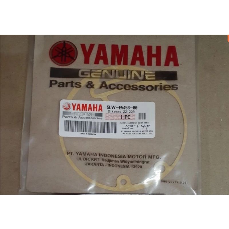 PAKING TUTUP POMPA OLI MAGNET MIO SOUL MIO SPORTY ASLI ORI YAMAHA 5LW E5453 00