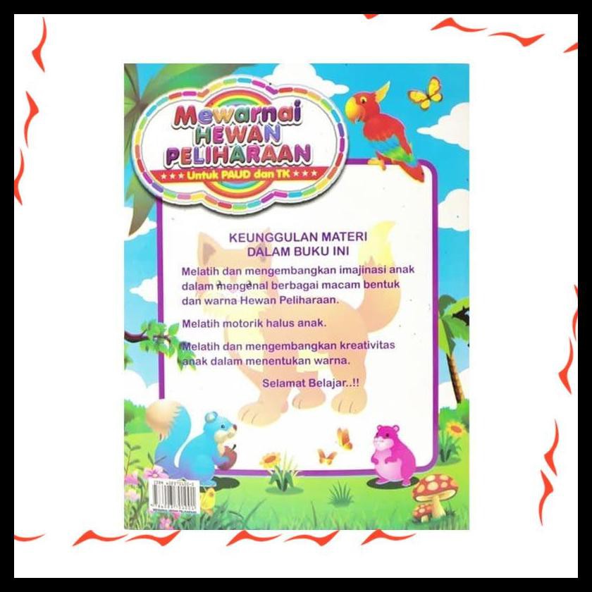 Psk Paud Tk Mewarnai Hewan Peliharaan By Boediono Buku Edukasi Anak Hea 60028 00658