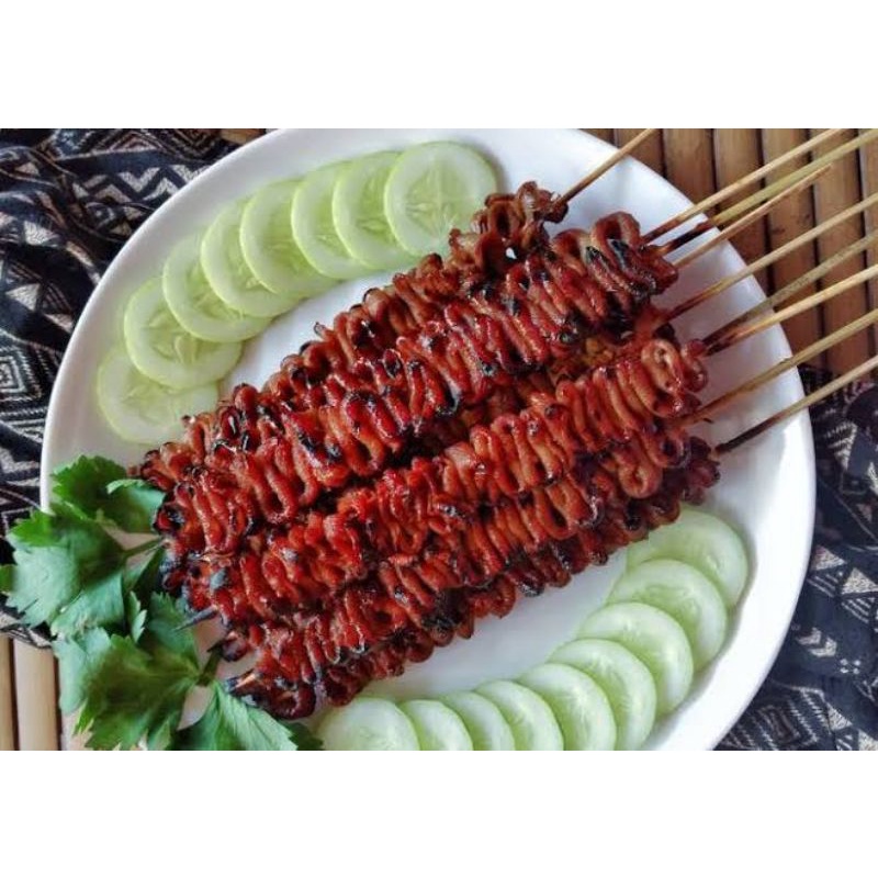 

Sate Usus Ayam Ala Angkringan Homemade Pedas