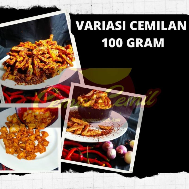 

VARIAN CEMILAN PEDAS SIZE 100 gram by juragan