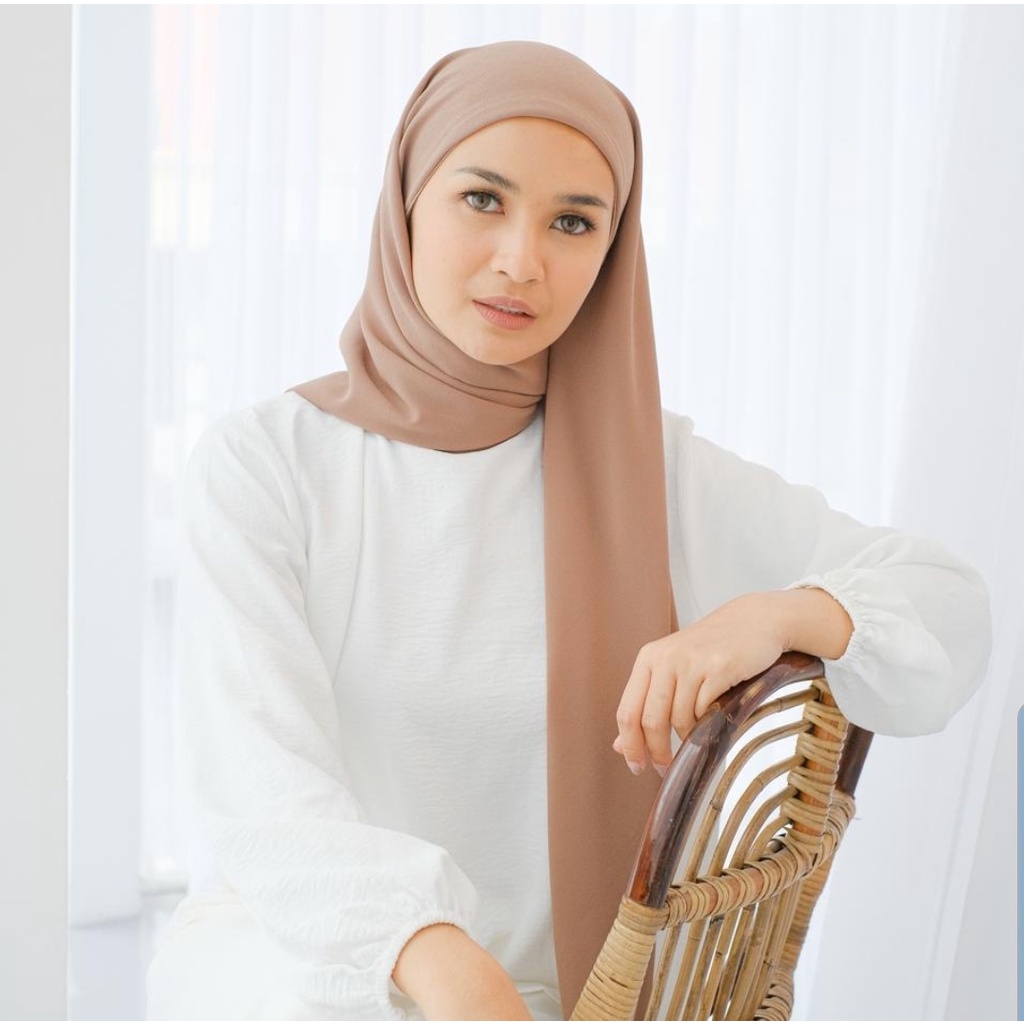 Pashmina Instan Malay/Krudung Instan Melayu Ceruty Babydoll