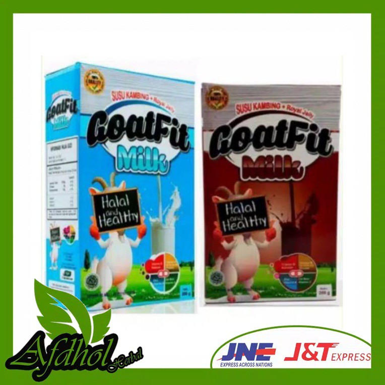 

GoatFit Milk Susu Kambing Etawa Plus Royal Jelly Rasa Original dan Cokelat 200 Gram