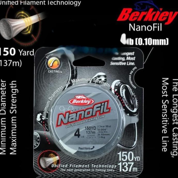 Berkley Nanofil 150Yds - Green, 4Lbs