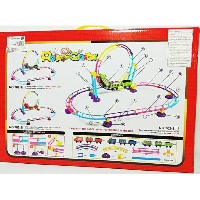 Kereta Chuggington Track Roller Coaster Mainan Anak Laki Laki