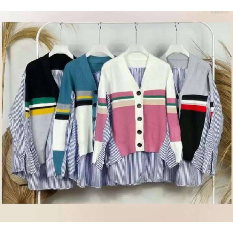 KEMEJA NAGITA SLAVINA KEKINIAN NAGITA SLAVINA / RAJUT BASIC RAJUT PREMIUM