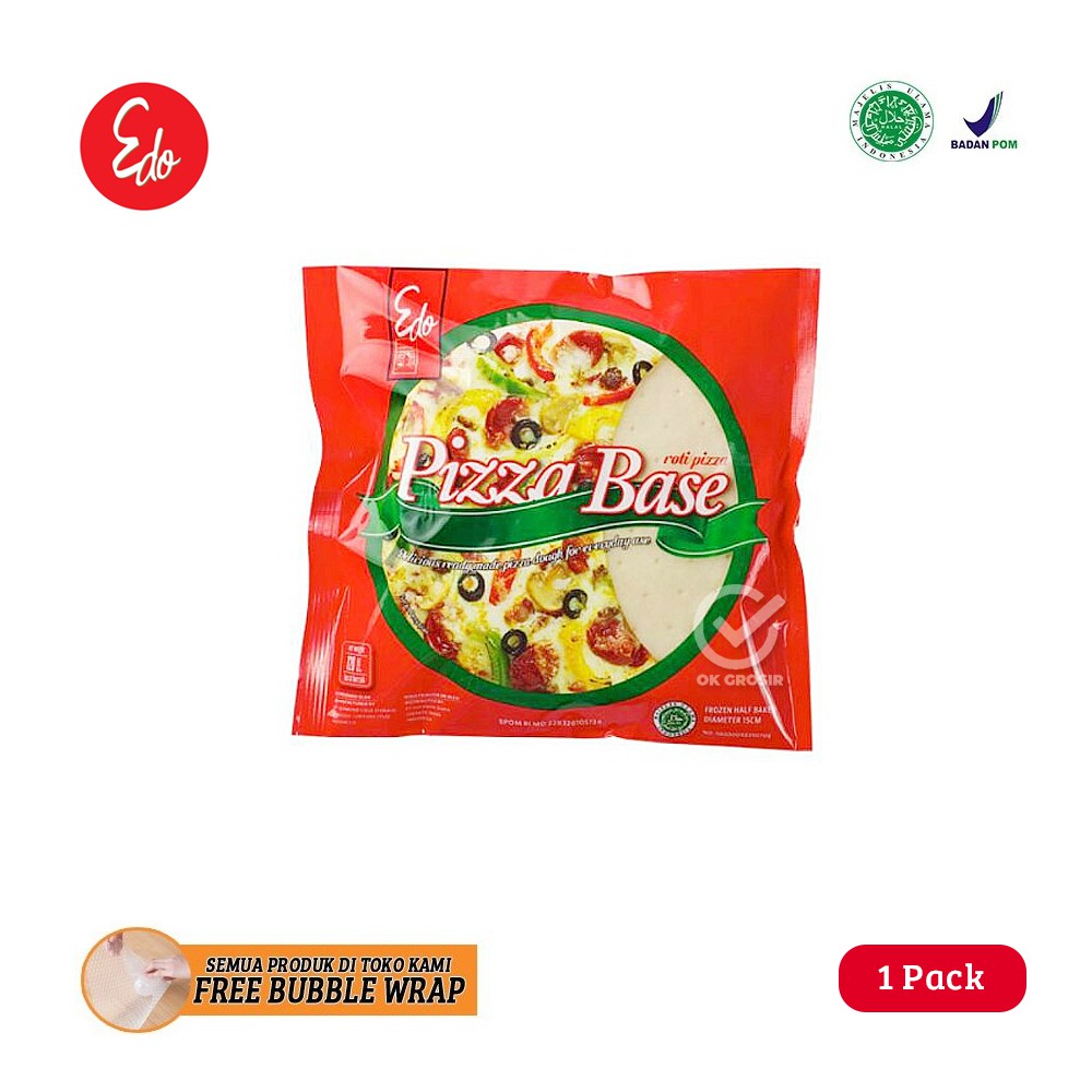 

Edo Pizza Base / Roti Pizza 15 cm (Belum ada topping) (1 pack isi 3 lbr) KHUSUS GOSEND
