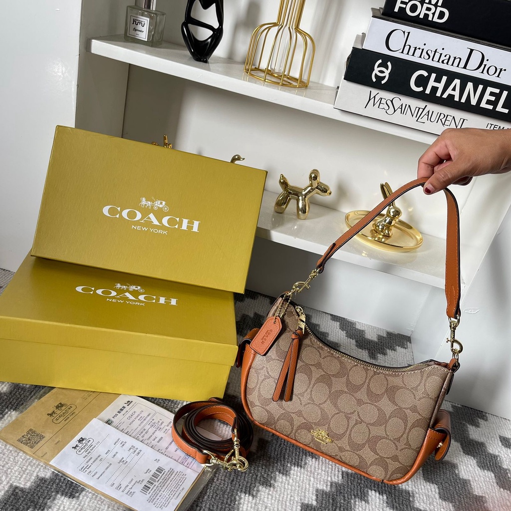 Coach signature Pennie Hobo shoulder bag tas wanita premium sb