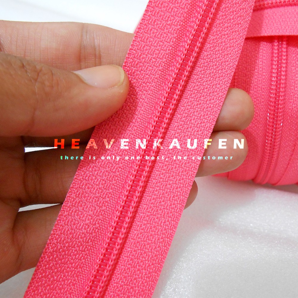 Resleting/Zipper YKK Pink No 5 Meteran