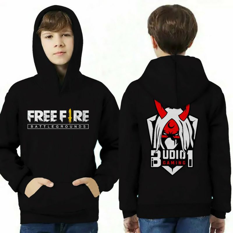 JAKET HOODIE FREE FIRE BUDI01 / ANAK / HOODI / ANAK FREE FIRE/JAKET PRIA WANITA