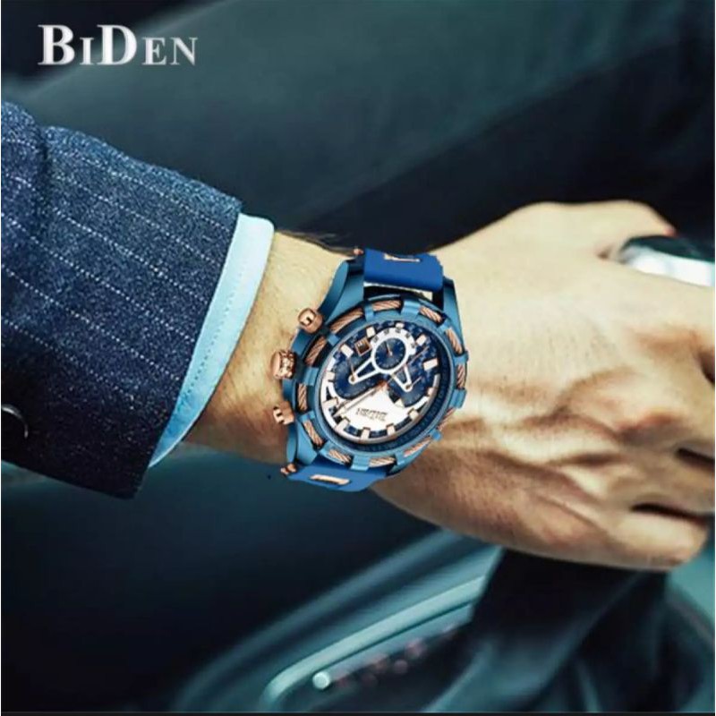 Jam Tangan Pria Biden Original Tahan Air