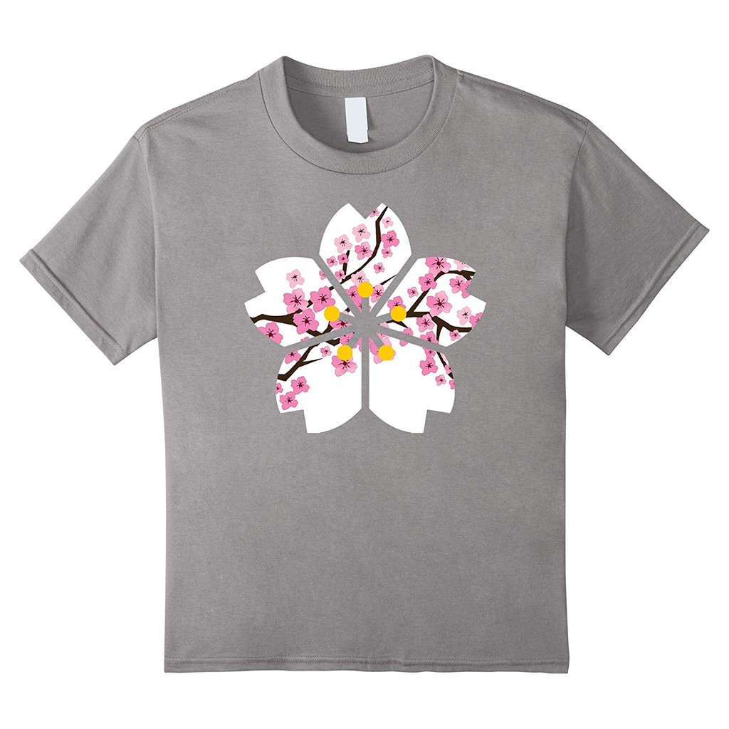  Kaos  T Shirt Lengan Pendek Motif  Bunga Sakura Jepang  untuk 