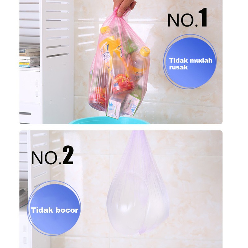 Kantong Plastik Sampah Gulung - Plastik Buah 45 X 50CM 1 Pack Isi 5 PCS LJD-1 Futurehome88