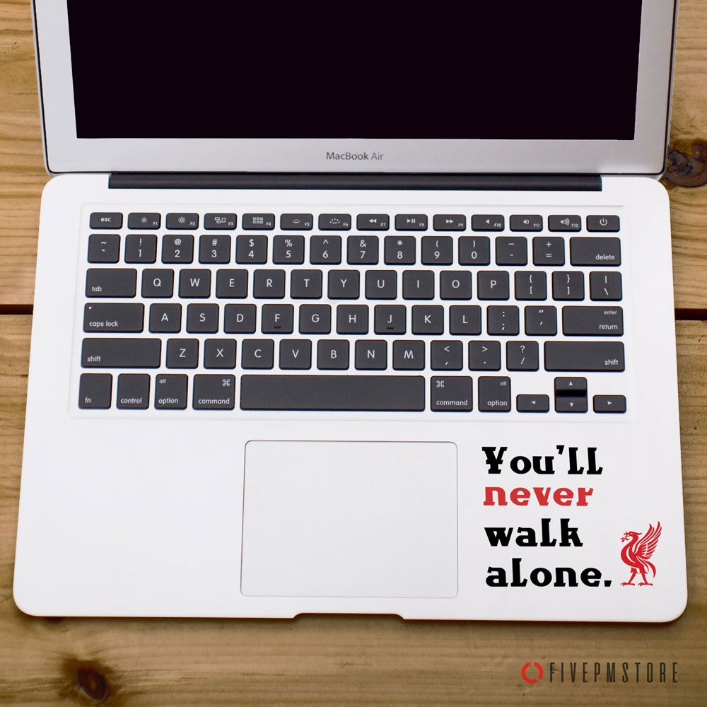 Stiker YNWA- sticker Liverpool Fan untuk laptop Mac Asus Acer