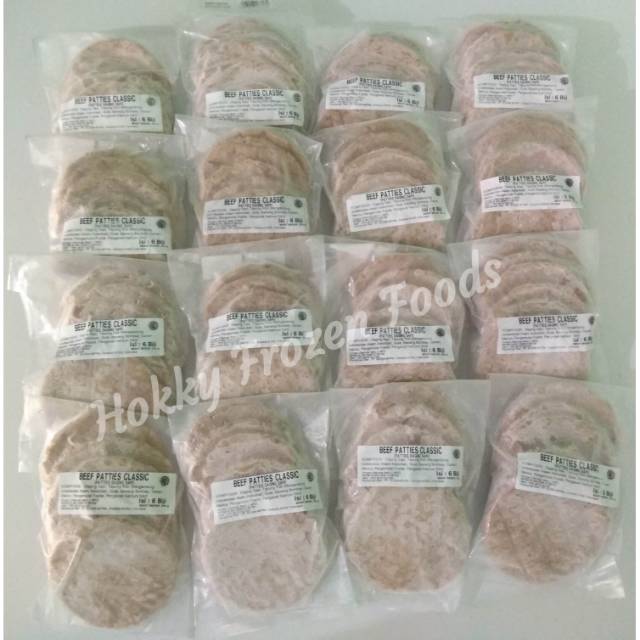 

Beef Patties Classic/ Daging Burger Bernardi 6 biji