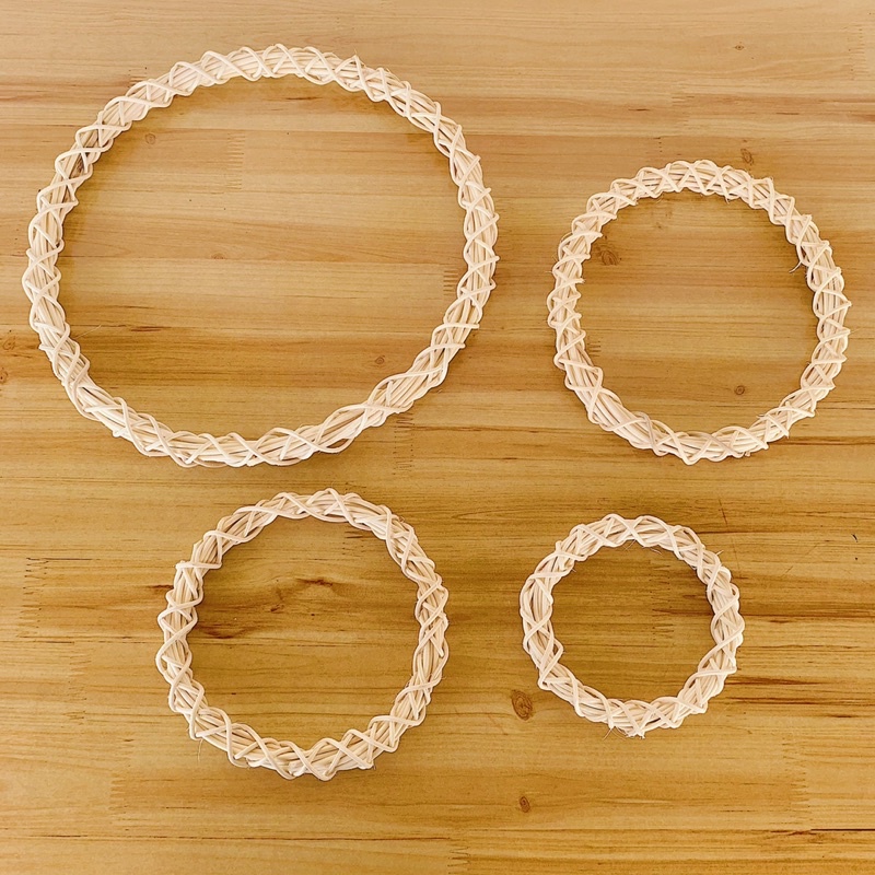 Ring Rotan Dekorasi Dinding Walldeco Rotan Ulir