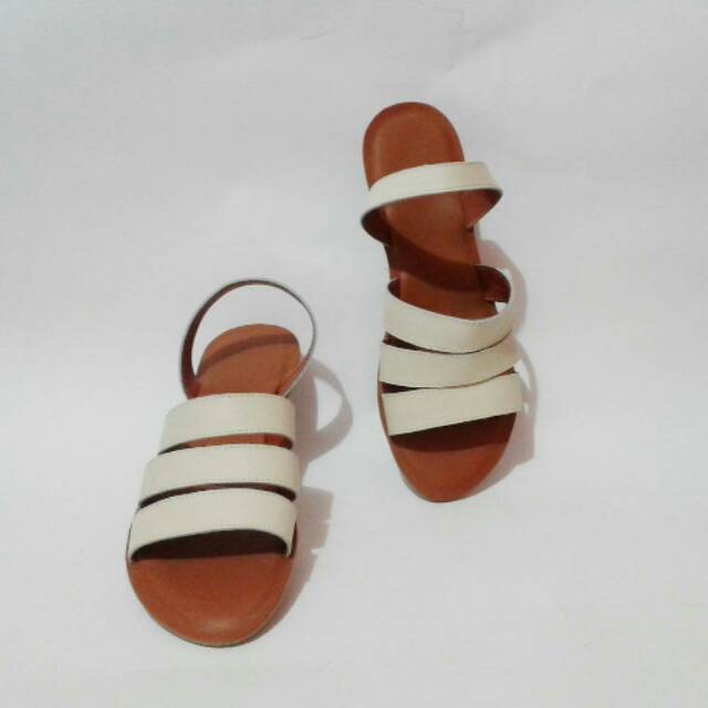 Sepatu sandal wanita asli kulit / sandal wanita asli kulit Garut / sandal kulit murah