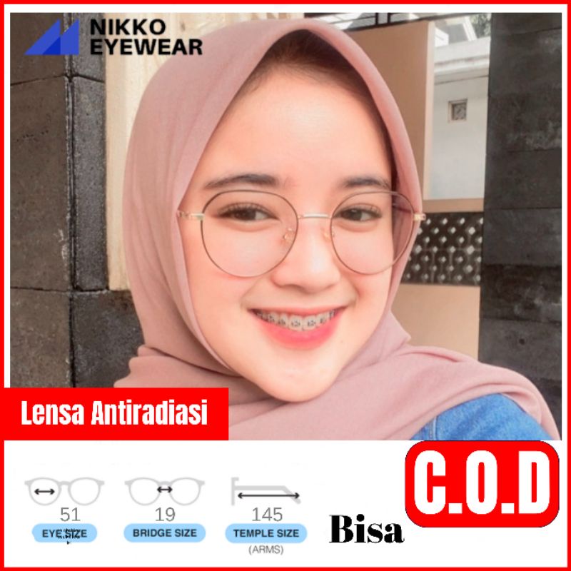 Frame Kacamata 19060, Gratis Lensa Minus